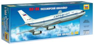 Zvezda - Iljušin Il-86 Camber, Model Kit 7001, 1/144