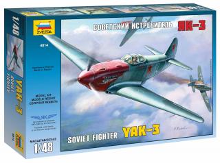 Zvezda - Jakovlev Jak-3, Model Kit 4814, 1/48