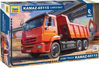 Zvezda - Kamaz 65115 sklápěčka, Model Kit auta 3650, 1/35