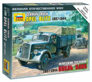 Zvezda - Kfz.305 Opel Blitz, Wehrmacht, Wargames (WWII) 6126, 1/100