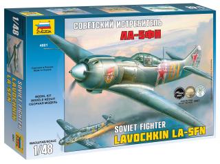 Zvezda - Lavočkin La-5 FN, Model Kit 4801, 1/48