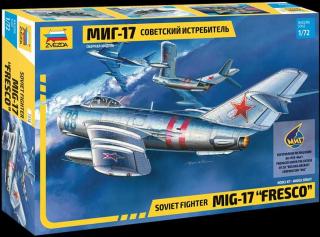 Zvezda - Mikojan-Gurevič MiG-17  Fresco , Model Kit 7318, 1/72