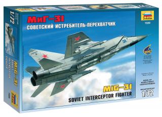 Zvezda - Mikojan-Gurjevič MiG-31 ''Foxhound'', Model Kit 7229, 1/72