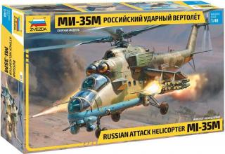 Zvezda - MIL Mi-35 M  Hind E , Model Kit vrtulník 4813, 1/48