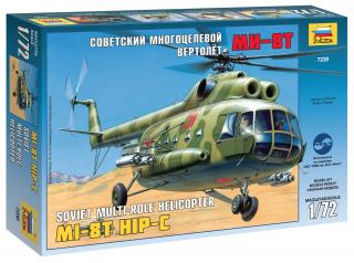 Zvezda - Mil Mi-8  Hip'', Model Kit 7230, 1/72