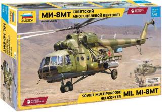 Zvezda - MIL-Mi-8MT, Model Kit vrtulník 4828, 1/48