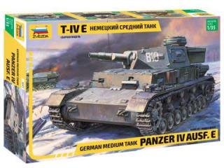 Zvezda - Panzer IV Ausf.E, Model Kit 3641 , 1/35