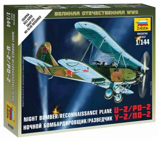 Zvezda - Polikarpov Po-2, Wargames (WWII) 6150, 1/100