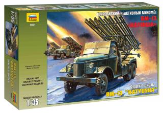 Zvezda - Raketomet BM 13 Kaťuša, Model Kit 3521, 1/35