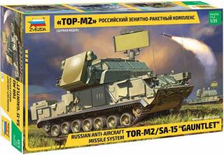 Zvezda - raketový systém TOR M2, Model Kit 3633, 1/35