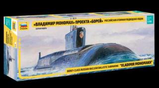 Zvezda - ruská jaderná ponorka třídy Borej  Vladimir Monomach , Model Kit 9058, 1/350