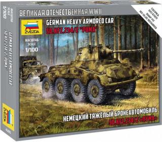 Zvezda - Sd.Kfz.234 Puma, Snap Kit tank 6285, 1/100