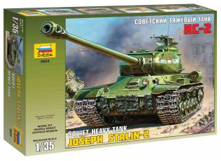 Zvezda - sovětský těžký tank IS-2, Model Kit 3524, 1/35