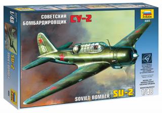 Zvezda - Suchoj Su-2, Model Kit 4805, 1/48