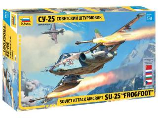 Zvezda - Suchoj SU-25  Frogfoot , Model Kit letadlo 4807, 1/48