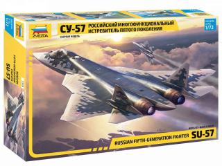 Zvezda - Suchoj Su-57, Model Kit 7319, 1/72