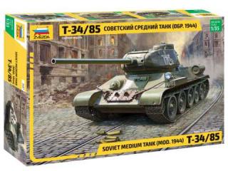 Zvezda - T-34/85, Model Kit 3687, 1/35