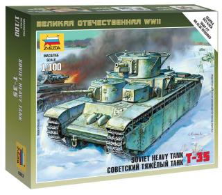 Zvezda - T-35, sovětská armáda, Wargames (WWII) 6203, 1/100