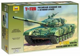Zvezda - T-72B ERA, sovětská armáda, Model Kit 3551, 1/35