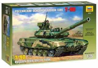 Zvezda - T-90, sovětská armáda, Model Kit 3573, 1/35
