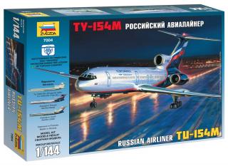 Zvezda - Tupolev Tu-154M, Model Kit 7004, 1/144
