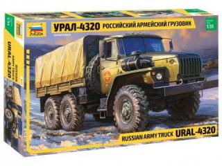 Zvezda - Ural 4320, Model Kit 3654, 1/35