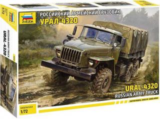 Zvezda - URAL-4320 Truck, Model kit military 5050, 1/72