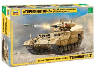Zvezda - vozidlo k ochraně tanků BMPT  Terminator 2 , Model Kit tank 3695, 1/35