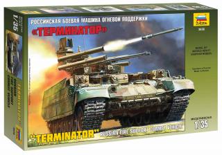 Zvezda - vozidlo k ochraně tanků BMPT  Terminator , Model Kit 3636, 1/35