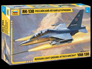 Zvezda - Yakovlev Yak-130, cvičný a lehký bojový letoun, Model Kit 4821, 1/48