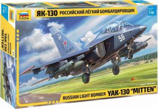 Zvezda - Yakovlev YAK-130 ruský lehký bombardér, Model Kit 4818, 1/48
