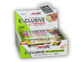 Amix 12x Exclusive Protein Bar 85g Varianta: peanut butter cake + DÁREK ZDARMA