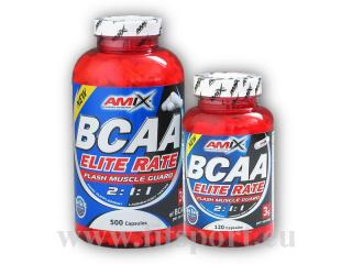 Amix BCAA Elite Rate 500 + 120 kapslí  + šťavnatá tyčinka ZDARMA + DÁREK ZDARMA