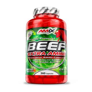 Amix Beef Extra Amino 198 kapslí + DÁREK ZDARMA