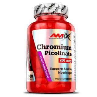 Amix Chromium Picolinate 200mcg 100 kapslí + DÁREK ZDARMA