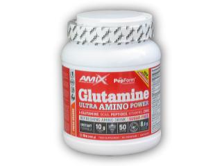 Amix Glutamine Ultra Amino Power 500g  + šťavnatá tyčinka ZDARMA Varianta: cranberry + DÁREK ZDARMA