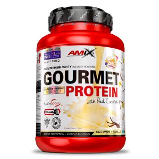 Amix Gourmet Protein 1000g  + šťavnatá tyčinka ZDARMA Varianta: chocolate-coconut + DÁREK ZDARMA