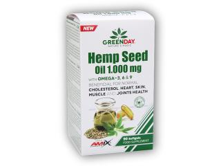 Amix GreenDay ProVEGAN Hemp Seed Oil 1000mg 90 cps + DÁREK ZDARMA