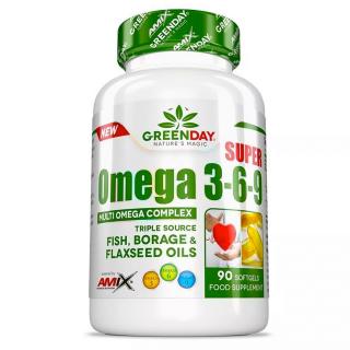 Amix GreenDay Super Omega 3-6-9 90 kapslí + DÁREK ZDARMA