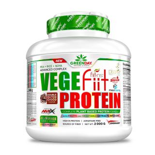 Amix GreenDay VegeFiit Protein 2000g  + šťavnatá tyčinka ZDARMA Varianta: peanut choco caramel + DÁREK ZDARMA