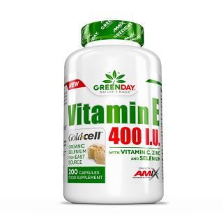 Amix GreenDay Vitamin E Life+ 200 kapslí + DÁREK ZDARMA