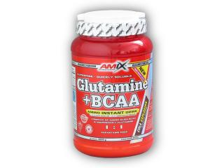 Amix L-Glutamine + BCAA 1000g  + šťavnatá tyčinka ZDARMA Varianta: natural + DÁREK ZDARMA