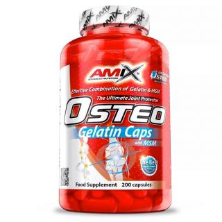 Amix OsteoGelatin + MSM 200 kapslí + DÁREK ZDARMA