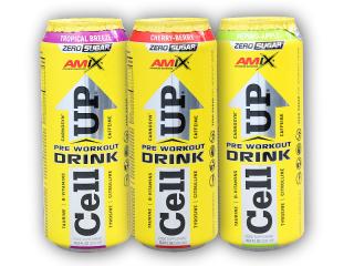 Amix Pro Series CellUP PreWorkout Drink 500ml Varianta: pepino apple + DÁREK ZDARMA