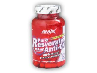 Amix Pure Resveratrol Anti-Ox 100mg 60 kapslí + DÁREK ZDARMA