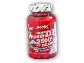 Amix Super Vitamin D3 2500I.U. with Calcium 120cps + DÁREK ZDARMA