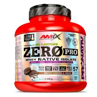 Amix ZeroPro Protein 2000g  + šťavnatá tyčinka ZDARMA Varianta: double white chocolate + DÁREK ZDARMA