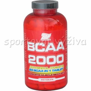 ATP Nutrition BCAA 2000 250 tablet  + šťavnatá tyčinka ZDARMA + DÁREK ZDARMA