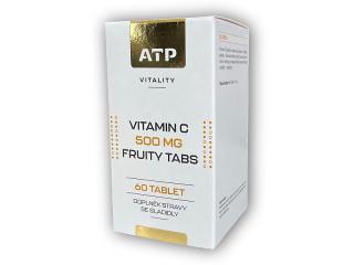 ATP Vitality Vitamin C 500mg Fruity 60 tablet + DÁREK ZDARMA