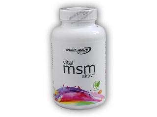Best Body Nutrition Vital MSM aktiv 175 tablet  + šťavnatá tyčinka ZDARMA + DÁREK ZDARMA